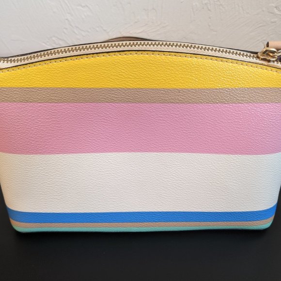 kate spade New York Grove Street Printed Millie Crossbody Handbag - Dune Stripe - Picture 5 of 11
